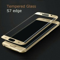 Jual tempered glass anti gores kaca samsung S7 edge full lengkung Murah