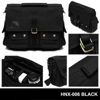 Jual Tas Kamera Slempang HNX-006 Black HONX Sling Bag Messenger Murah