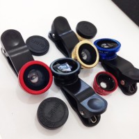 Jual Fisheye Makro Wide Lens Lensa Kamera 3in1 3 in 1 Macro Fish Eye Murah