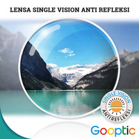 Lensa Kacamata Single Vision Anti Refleksi / Anti Silau