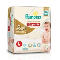 Jual Pampers Premium Care Active Baby Pants L 24 / L24 Popok Ultra Tipis Murah