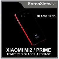 Jual Jual Aluminium Tempered Glass Hard Case Xiaomi Redmi 2 Black Red Murah Murah
