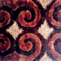 Jual Karpet Bulu Karpet Shaggy ukuran 100 x 150 - Brown Etnic Mewah