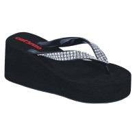 Sandal Jepit Wedges Wanita Santai Simple Trendy Murah Terbaru NO 094