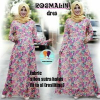 GROSIR BAJU MURAH rosmalin DRESS sifon
