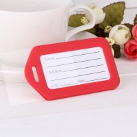 Jual LUGGAGE TAG TRAVEL BAG NAME TAG GANTUNGAN NAMA KOPER TAS SILIKON Murah