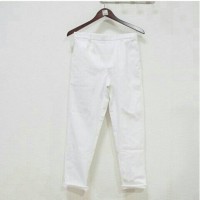 Jual BAGGY PANTS WHITE/CELANA BAGGY/CELANA BAHAN/CELANA KATUN Murah