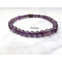 Jual Gelang Tasbih Batu Kecubung/Amethys Ungu 6mm 33 Butir Murah