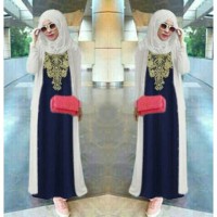 LI Baju Hijab Wanita|Baju Gamis Muslim Maxi Alilah Ungu