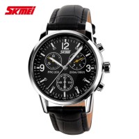 Jual Jam Tangan Pria Kulit Asli Original Skmei Casio Model Casual Anti Air Murah