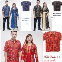sarimbit keluarga/ batik couple KD prada/ batik pasangan+ kemeja anak