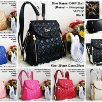 Tas Wanita/Tas Murah/Tas KW/Tas Branded/Semsup/Dior Ransel/2in1/All