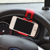 Jual Lazypod Setir Mobil Car Steering Mount Holder for Smartphone Murah