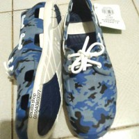 Jual New Crocs Beach Line Boat Navy-White Murah