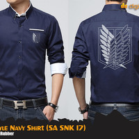 Jual SNK K-Style Navy Shirt (SA SNK 17) Murah