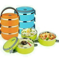 Jual LUNCH BOX STAINLEES(RANTANG 3 SUSUN) Murah