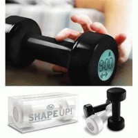 Jam Beker Barbel Alarm Alarm Clock weker Barbel Dumbbell unik sehat