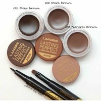 Jual Lanbis Eyebrow Gel & Eyeliner + Brush 3 In 1 Murah