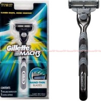 Gillette Mach3 nano Blades thin Pisau cukur gillete Gilet Mach 3 Shavi
