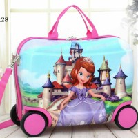 Jual Tas Koper Trunkie Anak Fiber 4 Roda Sofia Murah