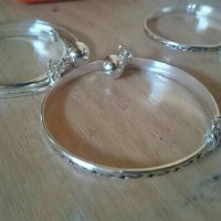 set perhiasan bayi gelang liontin sepuh emas gold plated