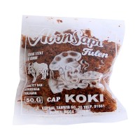 Jual Abon Sapi Premium Cap Koki Topi Putih Berkualitas 50 gram Murah