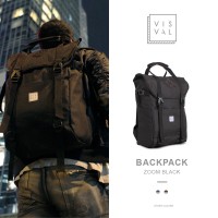 Jual Tas Ransel Bodypack Visval Zoom Black Murah
