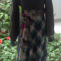 Jual Gamis anak rok payung hijau Murah