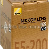 NEW LENSA TELE ZOOM NIKON AF-S DX 55-200MM VR II f/ 4-5.6 G ED GARANSI