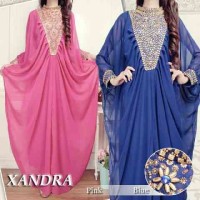KAFTAN XANDRA / MAXI / DRESS / GAMIS / HIJAB / BUSANA MUSLIM