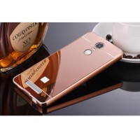 Jual XIAOMI REDMI NOTE 3/PRO ROSEGOLD ALUMINIUM BUMPER MIRROR/CASE/XIOMI Murah