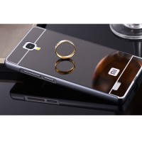 Jual XIAOMI REDMI NOTE/1/4G BLACK/HITAM ALUMINIUM BUMPER MIRROR CASE/XIOMI Murah