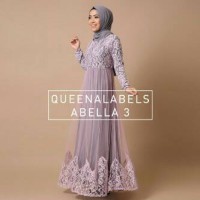 abella vol.3 ori by queenalabels (gamis/busana muslim/baju/pakaian)