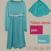 Stelan baju muslim anak all size untuk anak usia 2 - 3 tahun