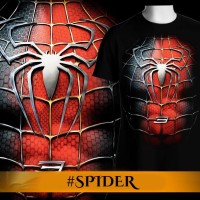 Jual Tshirt/Baju/Kaos Pria 3D Superhero Spiderman Murah