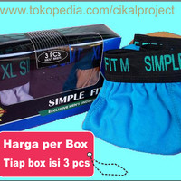 Jual Celana dalam pria exclusive briefs karet pinggang Murah