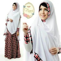 READY STOCK<br/><br/>New design by fiori. Gamis set Syar'i Risty Square.