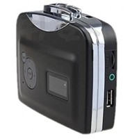 Jual USB Casette Tape Player to MP3 Converter - EC007C - Black Murah