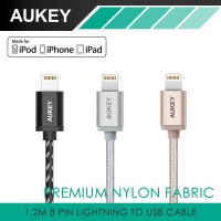 Jual Aukey 3.3ft (1.2m) Lightning to USB Cable 8 Pin Sync Cables Murah