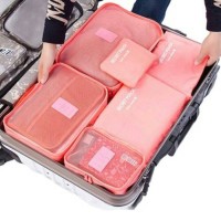 Jual TRAVEL BAG 6 in 1 set STORAGE BAJU KOTOR ORGANIZER KOPER LUGGAGE Murah