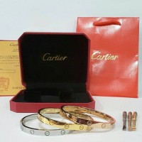 Gelang Cartier Love Eve Stainless Steel 316L mirrow