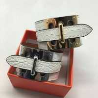 JUAL GELANG HERMES INTENSE BANGLES WHITE CROCO MIRROR QUALITY