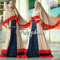 Gamis brokat cantik Zaila by Farghani