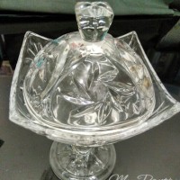 Toples kaca toples kristal stoples toples kue tempat permen candy pot