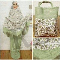 PM. MUKENA / MUKENAH SAKURA HIJAU