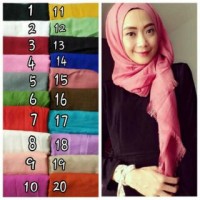 Jual PASHMINA OMBRE POLOS Murah
