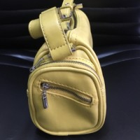 tas handbag wanita merk mango asli warna kuning unik lucu murah