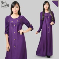 baju pakaian wanita murah islam muslim model bagus maxy warna ungu