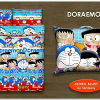 Jual BALMUT BANTAL SELIMUT MOTIF DORAEMON GRATIS SARUNG BANTAL Murah