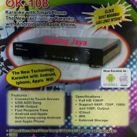 GEISLER DVD Super Karaoke OK-108 (Support Android Apple Smartphone)